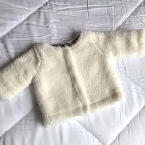 White Fuzzy Jacket